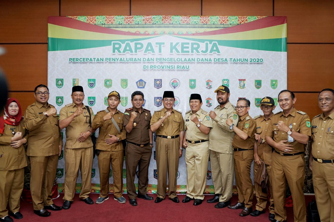 Raker Percepatan Penyaluran dan Pengelolaan Dana Desa Tahun 2020 di Provinsi Riau