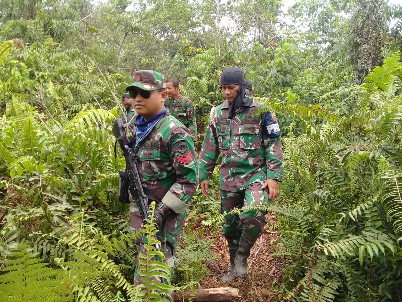 Patroli karlahut Terus di Tingkatkan Oleh Satuan TNI 0314 Inhil