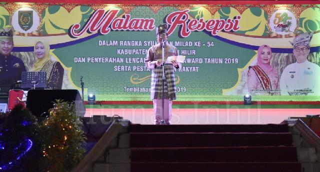 8 Tokoh Terima Gemilang Award Dalam Syukuran Milad Inhil Ke- 54