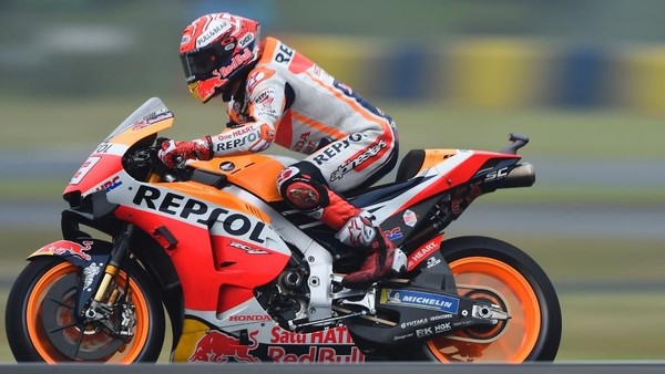 MotoGP Prancis: Marquez Menyamai Rekor Pole Rossi