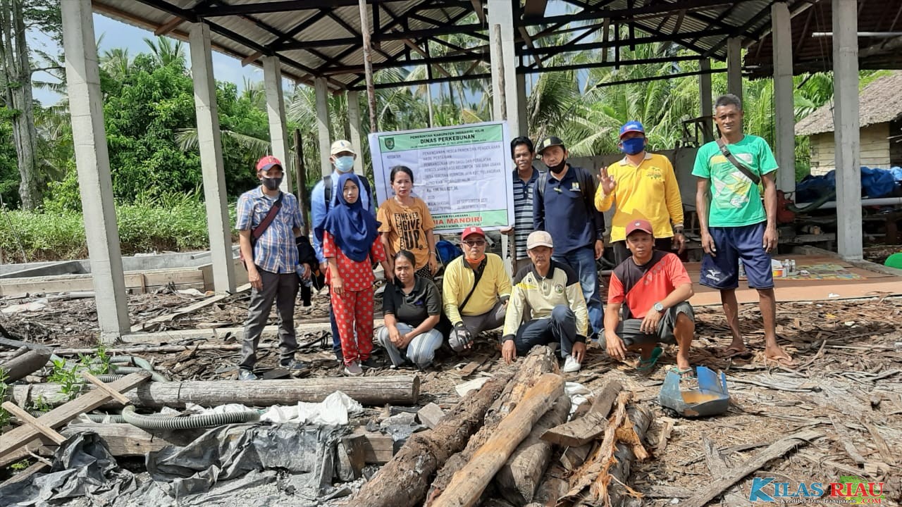 Tingkatkan Pendapatan Petani, Disbun Inhil Membangun Alat Pengolahan Sagu