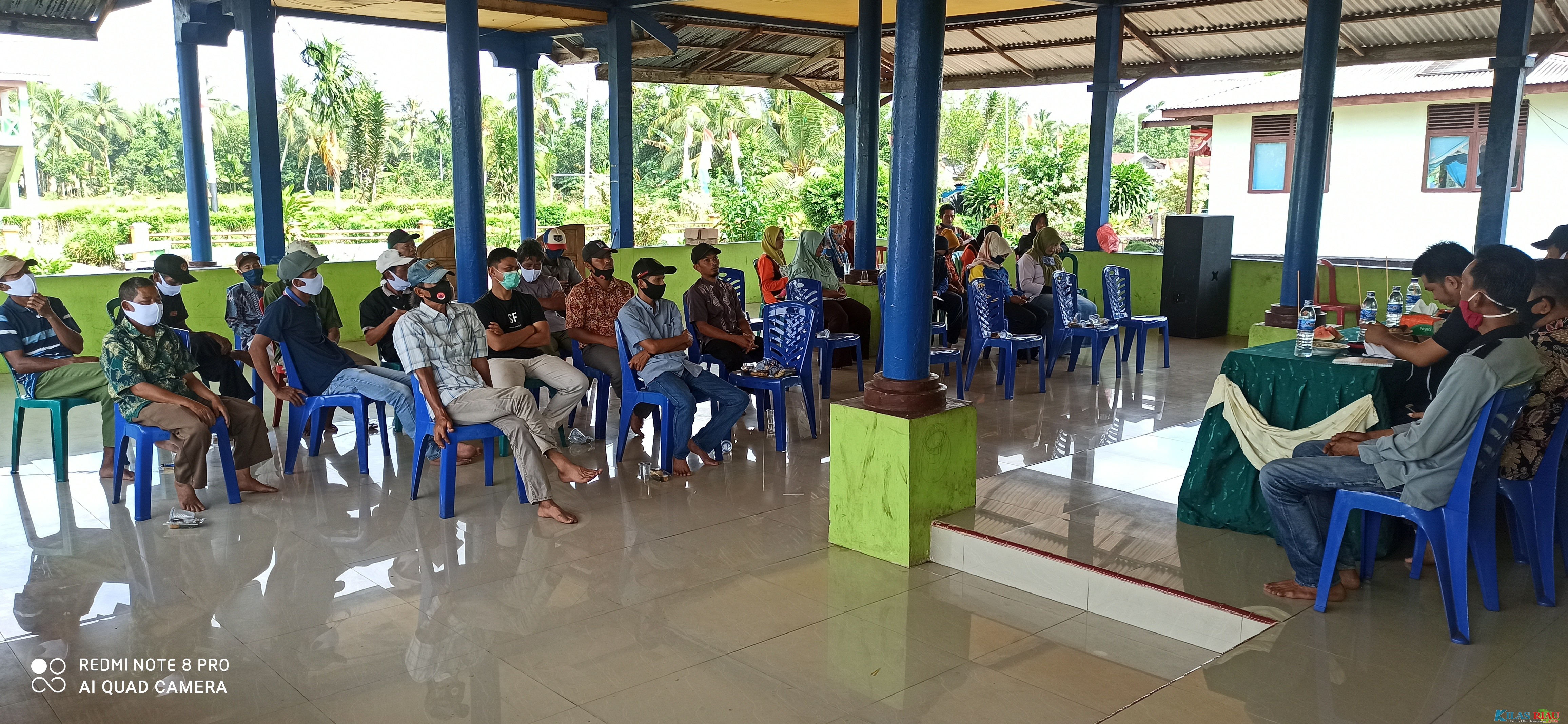 Kades  Baung Rejo Jaya Gelar Rapat Musyawarah Terkait Penerima Bantuan
