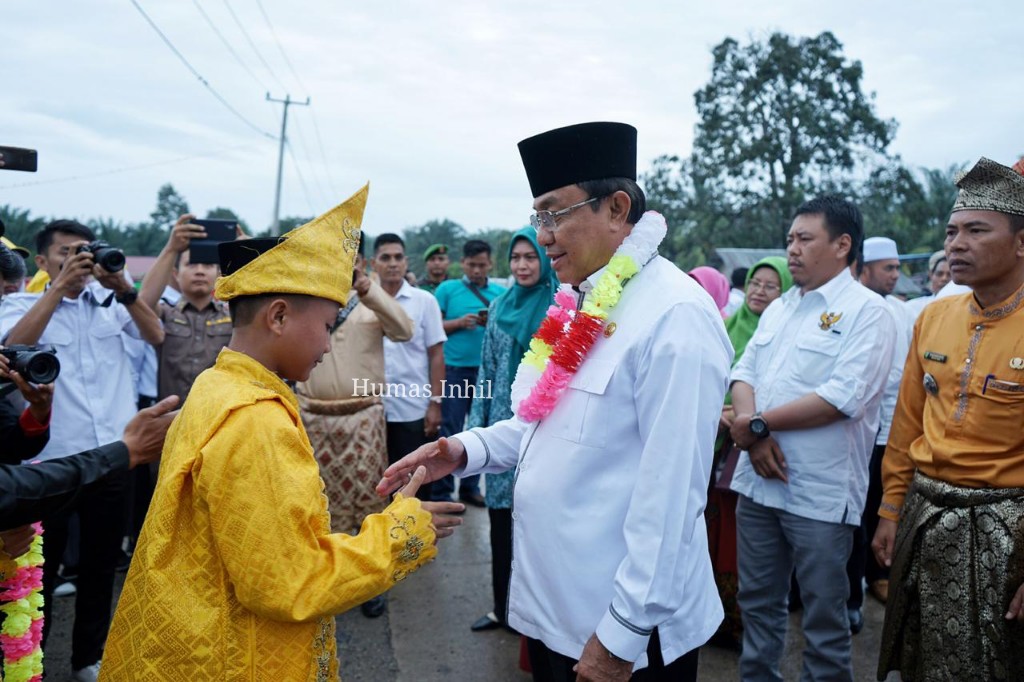 Bupati Wardan Resmikan Puskesmas di Keritang Hulu, yang ke-30 di Inhil