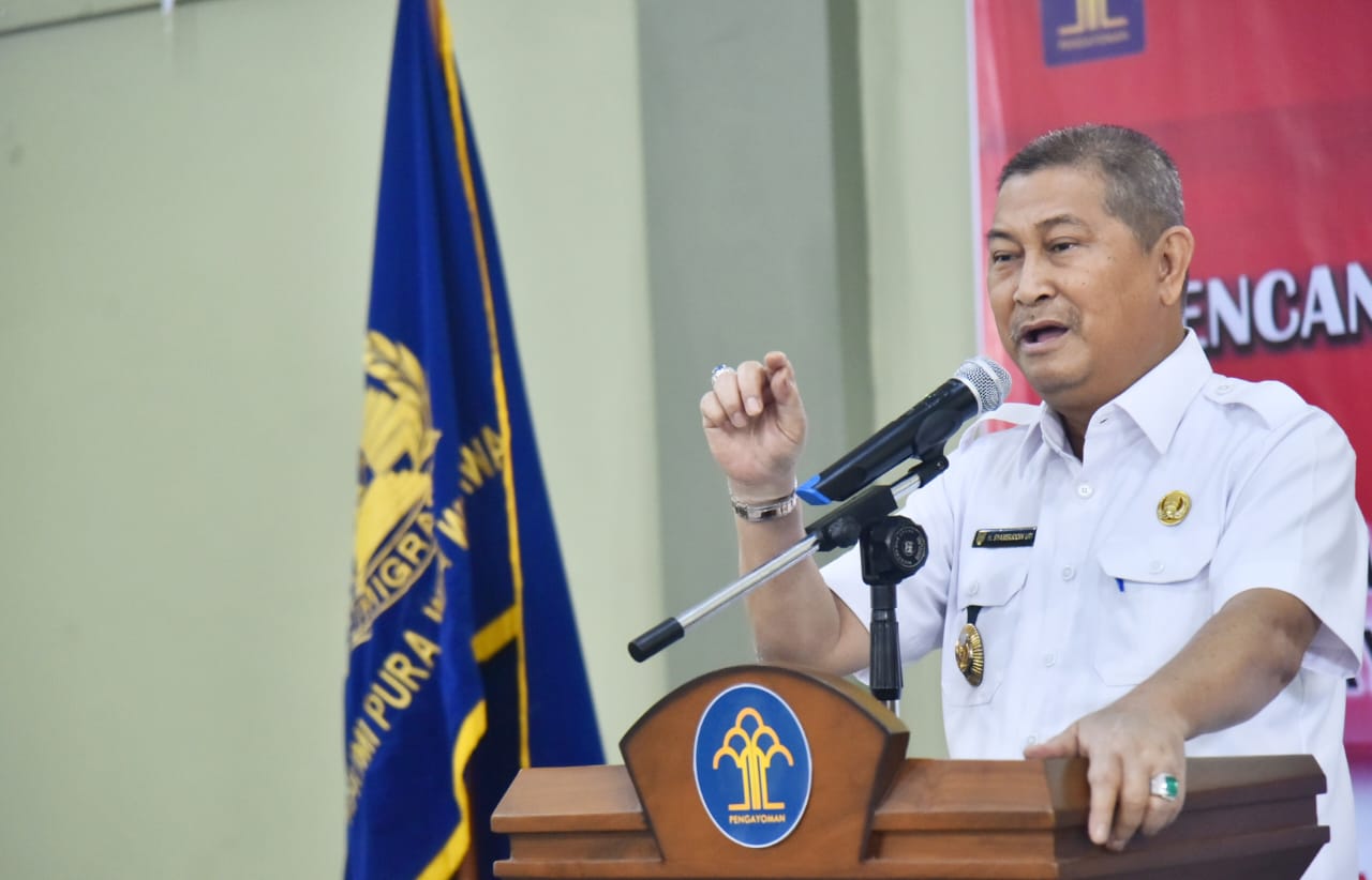 Wabup H.Syamsuddin Uti hadiri Pencanangan WBK dan WBBM Kemenkumham Kanwil Riau