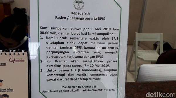 Akreditasi Habis: RS Putus Kontrak Lagi dengan BPJS Kesehatan