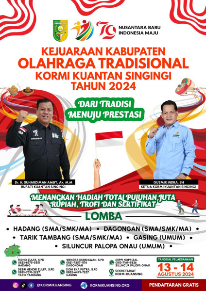 Menuju Fornas VIII di NTB, KORMI Kuansing Akan Gelar Kejuaraan Kabupaten Tingkat  SLTA Sederajat dan Umum