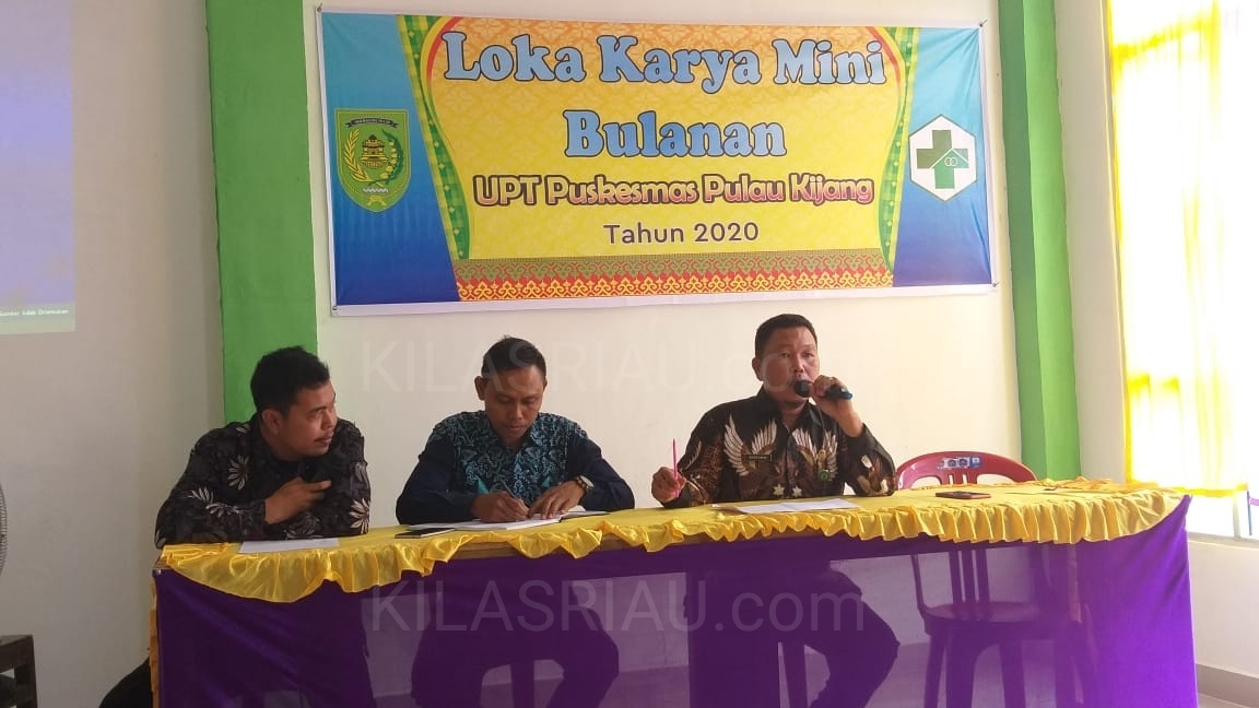 UPT Puskesmas Pulau Kijang Laksanakan Lokmin Bulanan Pertama Tahun 2020