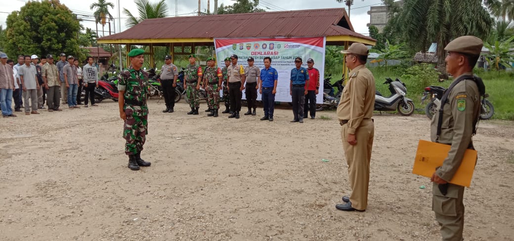 Danramil 07 Laksanakan Apel Kesiapan Pencegahan Karhutla