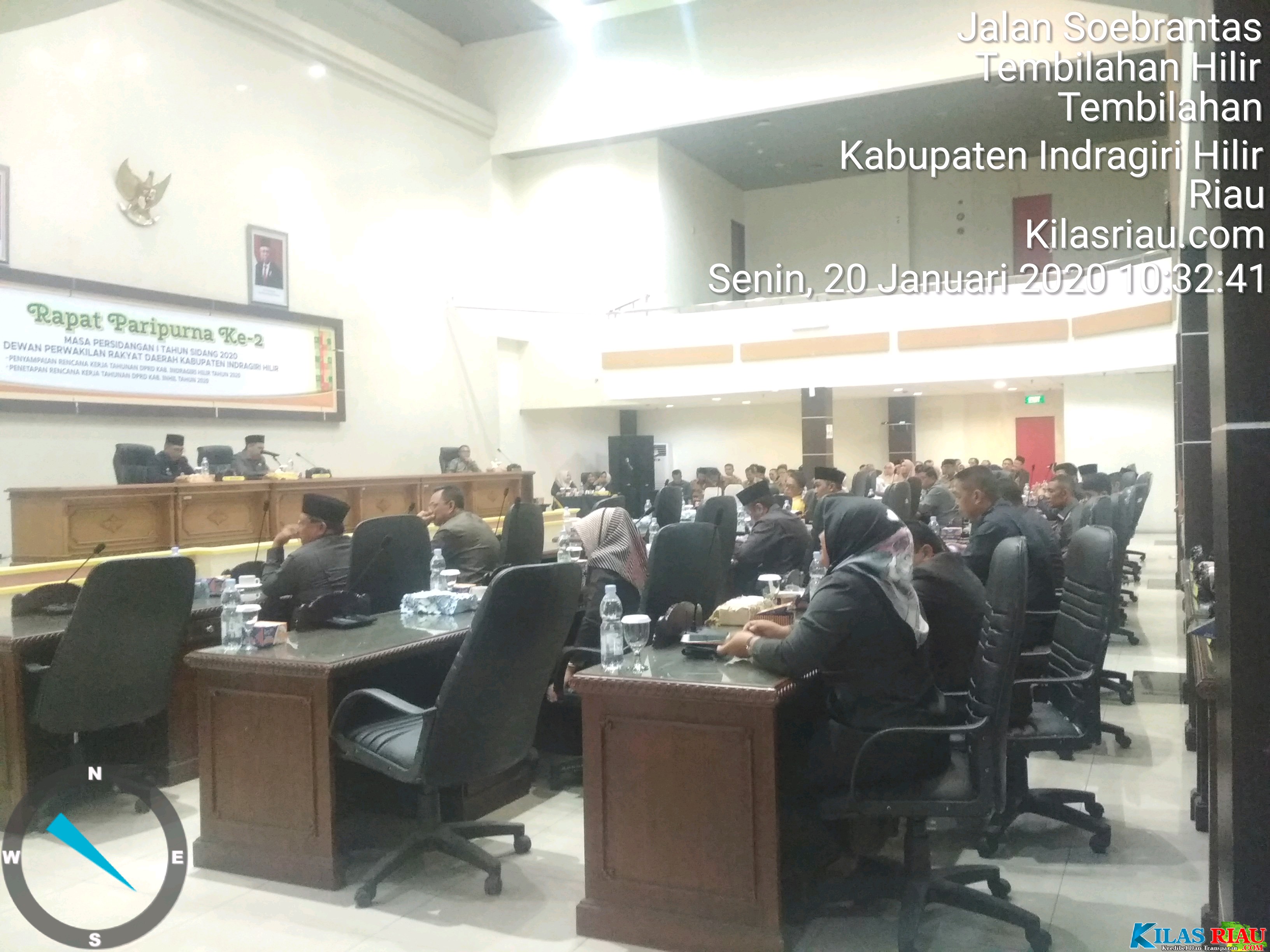 Rapat Paripurna Ke- 2 DPRD Inhil, Ferriyandi Harap Kerja DPRD Sesuai Pedoman yang Telah di Susun