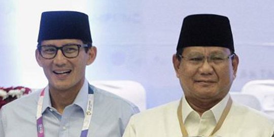 Prabowo-Sandiaga Jelang Debat Capres Latihan Penuh Tawa