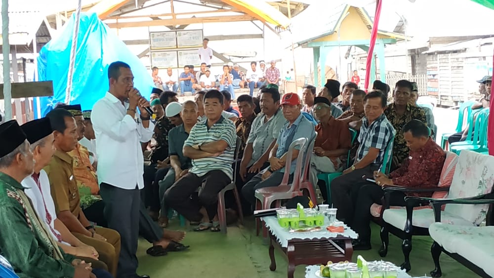 Hasanuddin Anggota DPRD Inhil Laksanakan Reses dan Syukuran