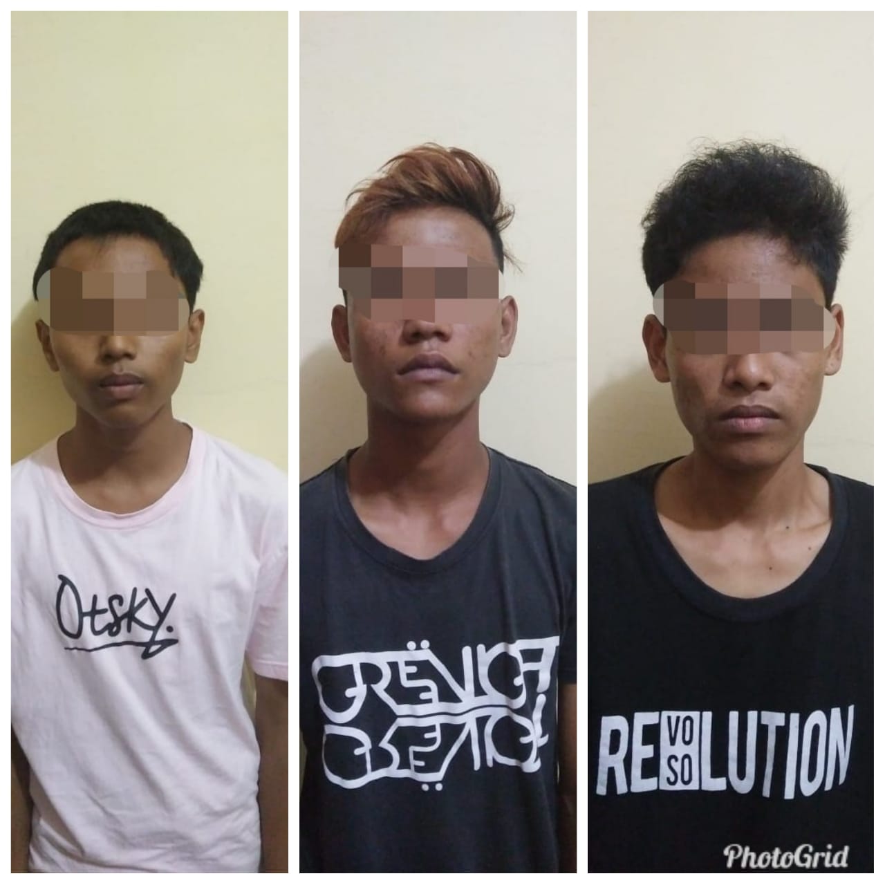 3 Remaja Pencurian Kabel Induk di Amankan Pihak ke posisian