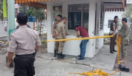 Kasus Bom Molotov di Pos Jaga Satpol PP Pekanbaru Masih Diselidiki