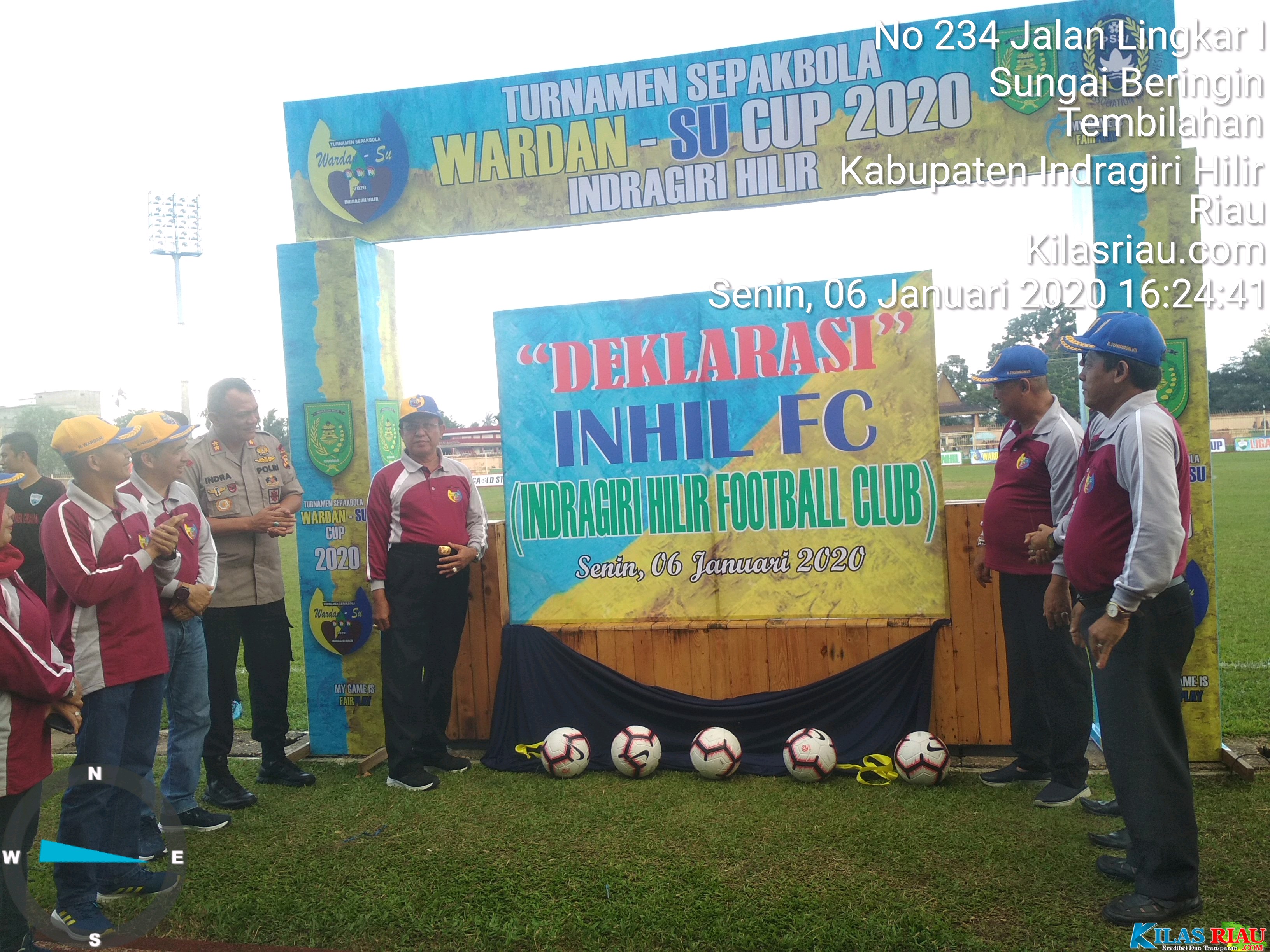 Satu Tahun Memimpin Kabupaten Inhil Wardan-Su Buat Turnamen Sepakbola Wardan-SU Cup 2020