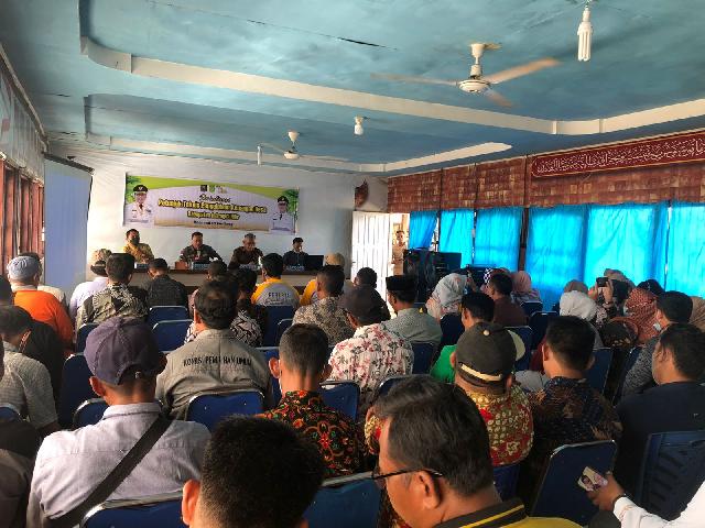 Enam Belas Desa di Kecamatan Keritang Terima Sosialisasi PTOPKD