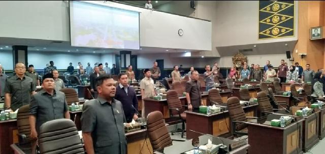 DPRD Pekanbaru Gelar Paripurna Jawaban Pemerintah Tentang Pandangan Fraksi APBD-P 2022 