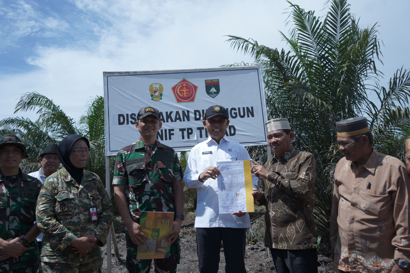 Pemkab Inhil Dukung Pembangunan Batalyon Ketahanan Pangan, Kemhan RI Tinjau Lokasi di Kempas