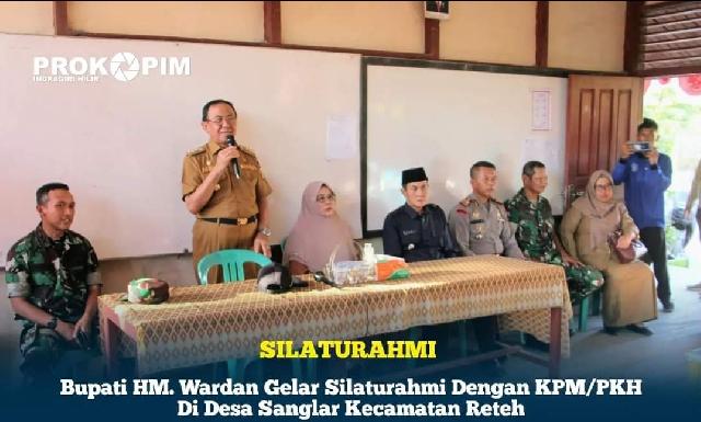 Bupati Gelar Silaturahmi Dengan KPM/PKH di Desa Sanglar