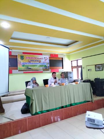 Dinkes Inhil Gelar Bimtek Akreditasi Laboratorium Kesehatan Daerah