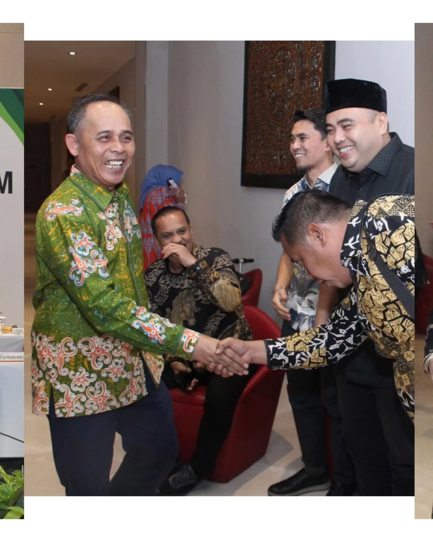 Bupati dan Wabup Inhil Hadiri RUPSLB Bank Riau Kepri Syariah di Batam