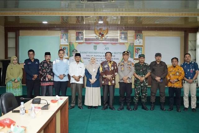 Dalam Rangka Percepatan UHC Program JKN, Dinkes Inhil Gelar Rapat Koordinasi