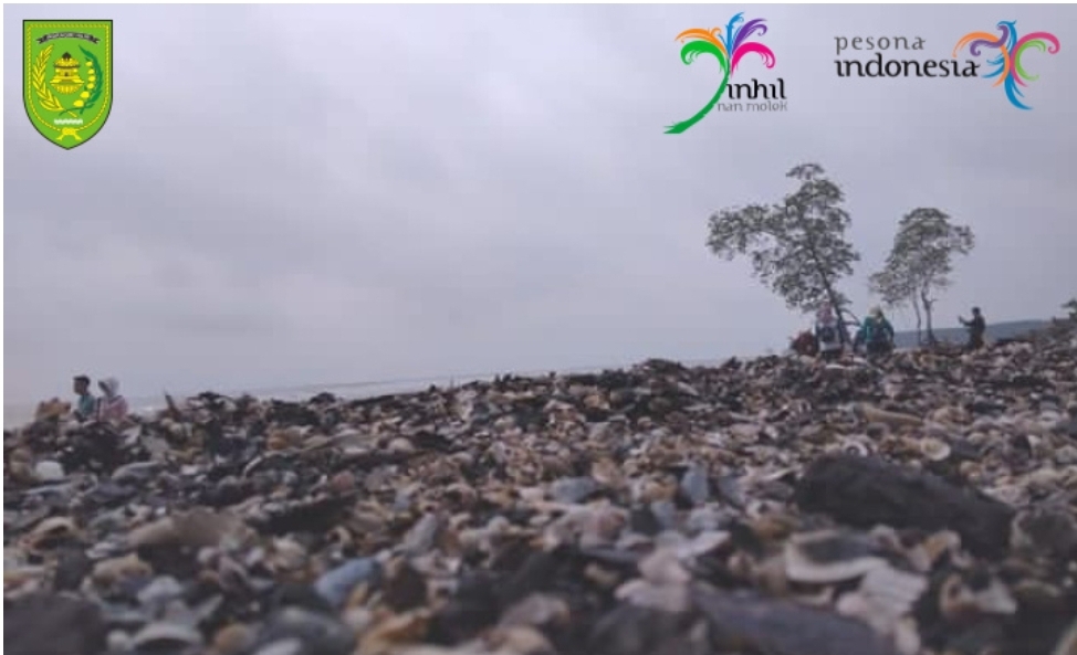 Potret Penak Pernik di Pantai Solop Desa Pulau Cawan