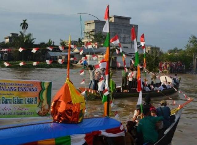 Festival Pompong Hias di Sungai Indragiri Jadi Ivent Kabupaten