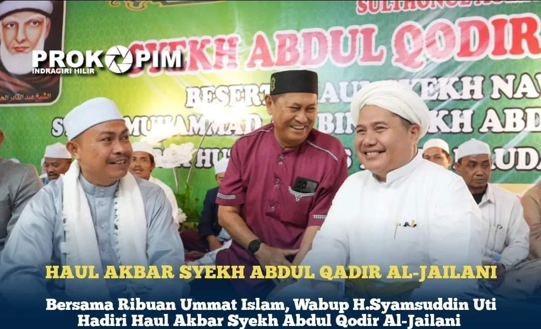 Bersama Ribuan Ummat Islam, Wabup  Hadiri Haul Akbar Syekh Abdul Qodir Al-Jailani
