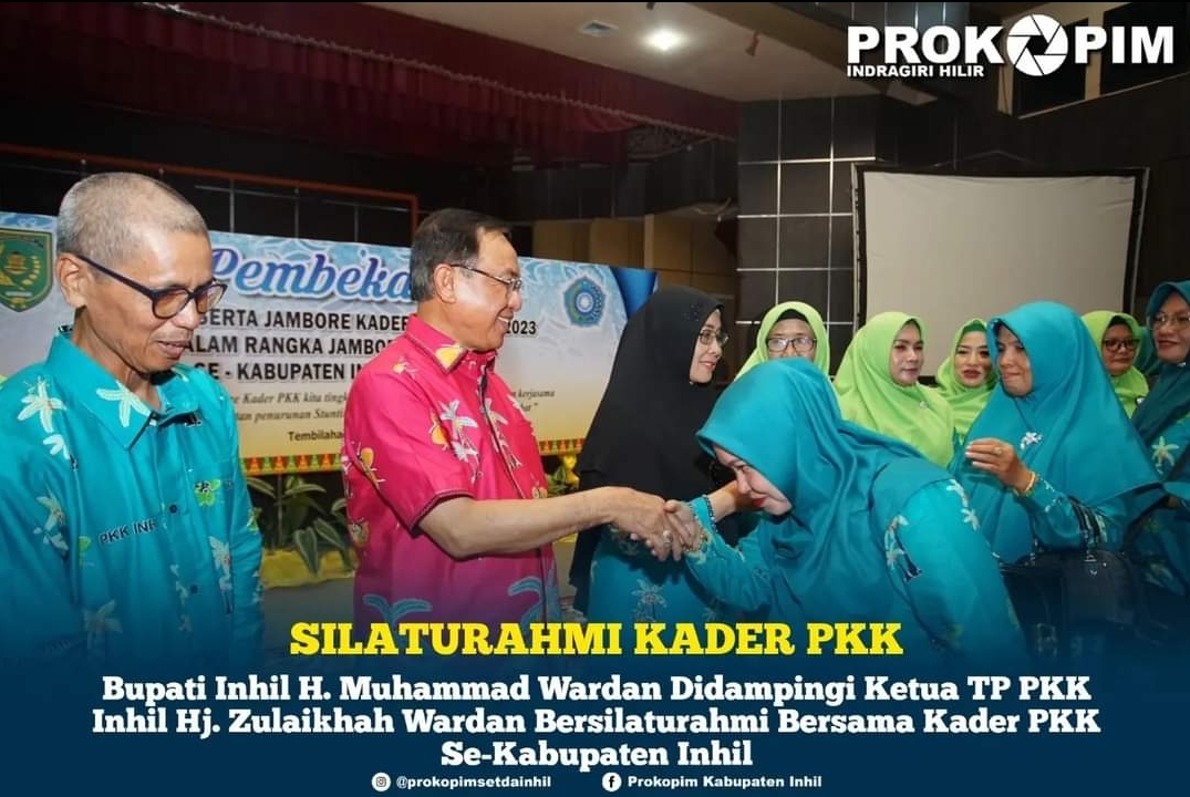 Bupati Inhil Jalin Silaturahmi Bersama Kader PKK se- Kabupaten Indragiri Hilir