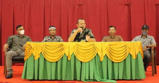 Kadis DPMD Inhil Resmi Menutup Palatihan Aplikasi Sipades 2.0 berbasis Online