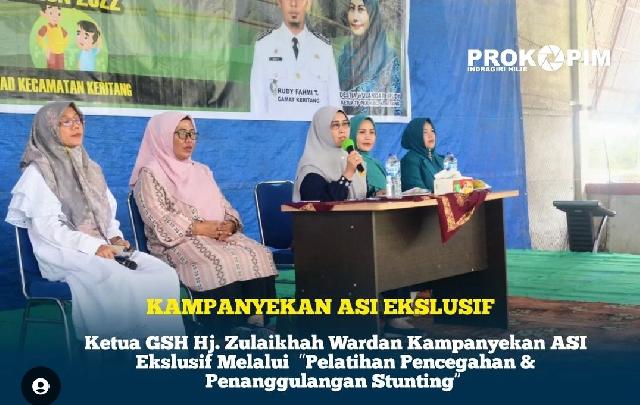 Ketua GSH Jilid II Kampanyekan ASI Ekslusif Melalui  “Pelatihan Pencegahan dan Penanggulangan Stunting”