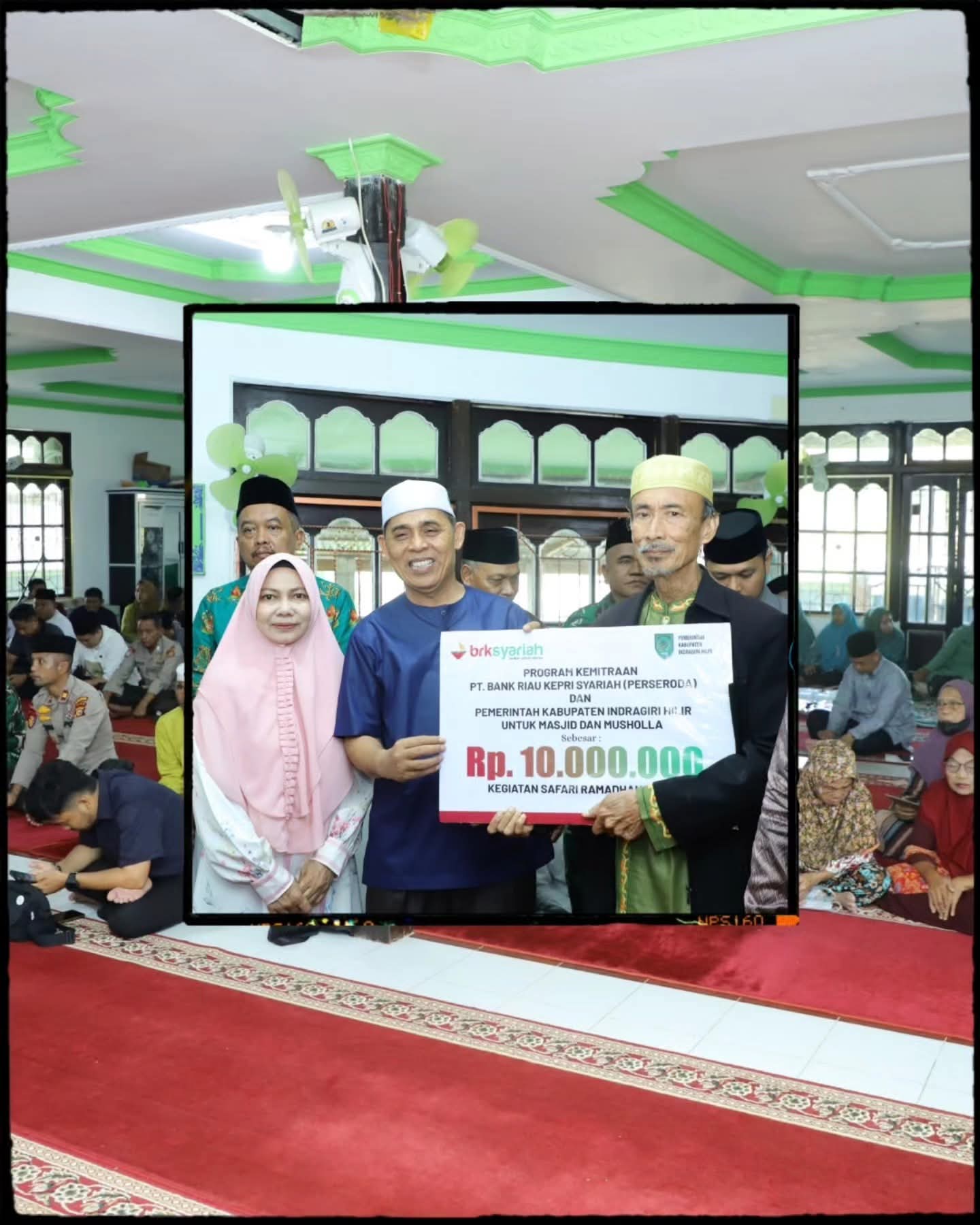 Safari Ramadhan Di Kec. Enok, Bupati Inhil Sampaikan Berbagai Program Pembangunan Untuk Th. 2026