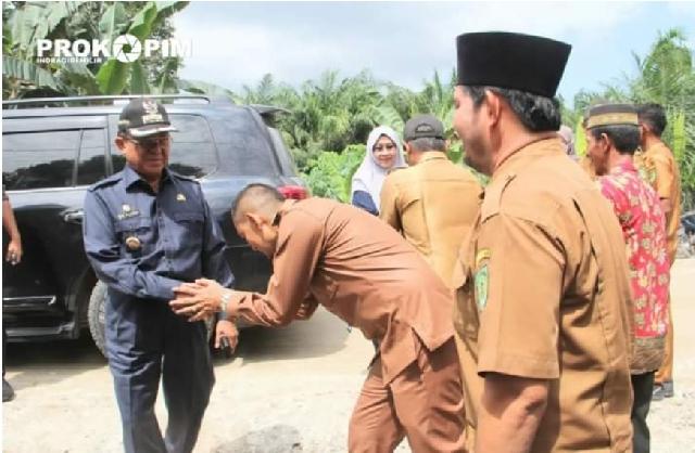 Datang Berkunjung, Bunda Paud Inhil Apresiasi Program Madani Desa Lintas Utara