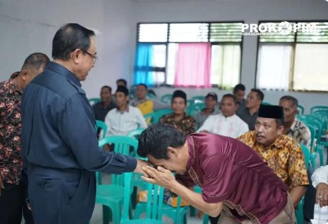 Jalinan Silaturahmi, Bupati Inhil Sampaikan Ini ke Kades, BPD, Tokoh Masyarakat dan Forum Komunikasi RT/RW se-Kecamatan Gaung