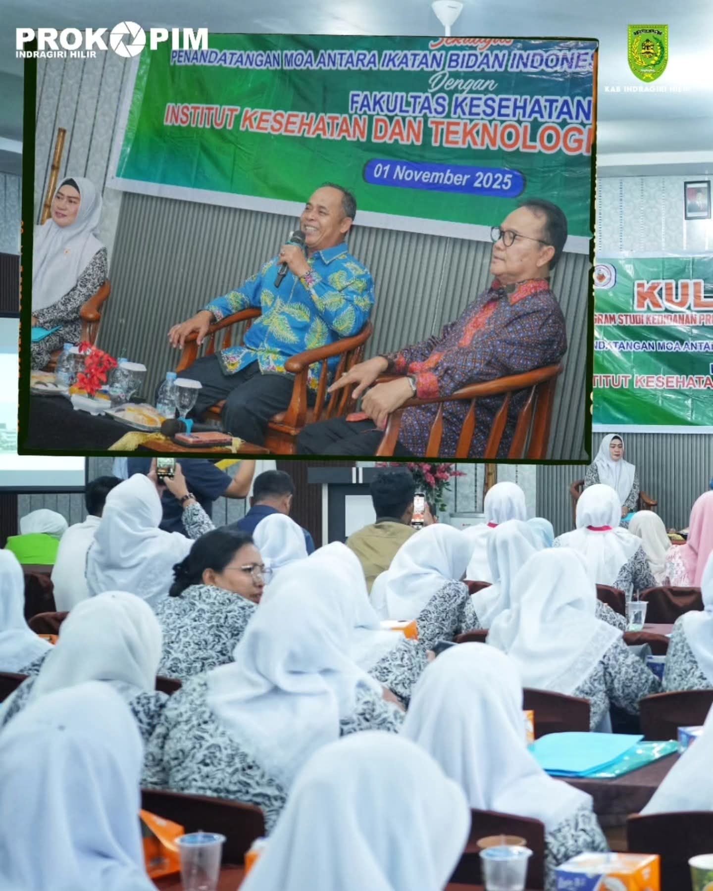 Bupati Inhil Jadi Panelis Kuliah Pakar IKTA Pekanbaru, Bahas Penguatan SDM Kesehatan Daerah