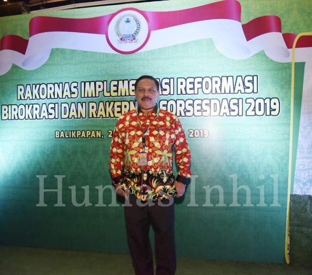 Sekda Inhil Ikuti Rakernas Forsedasi Tahun 2019 di Kaltim