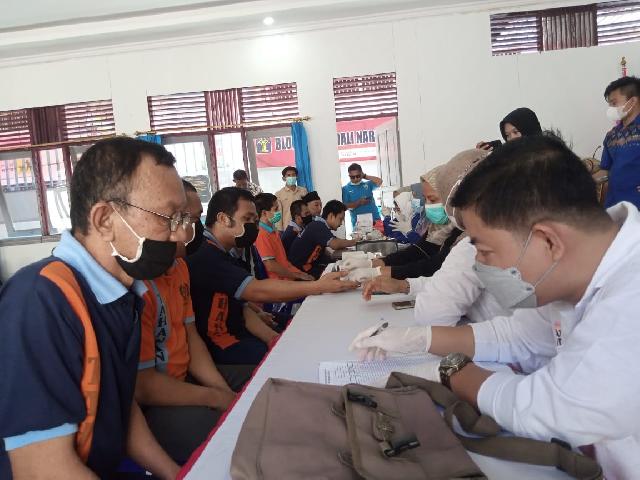 Dinkes Inhil Bekerjasama Dengan Lapas Kelas IIA Lakukan Skining HIV Kepada WBP