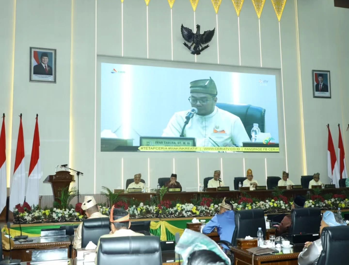 Milad ke-61 Inhil, Ketua DPRD Pimpin Rapat Paripurna Peringatan Hari Jadi Kabupaten