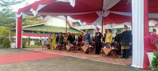 Pengibaran Bendera Pusaka HUT RI ke-76 Berjalan Lancar dan Khitmat