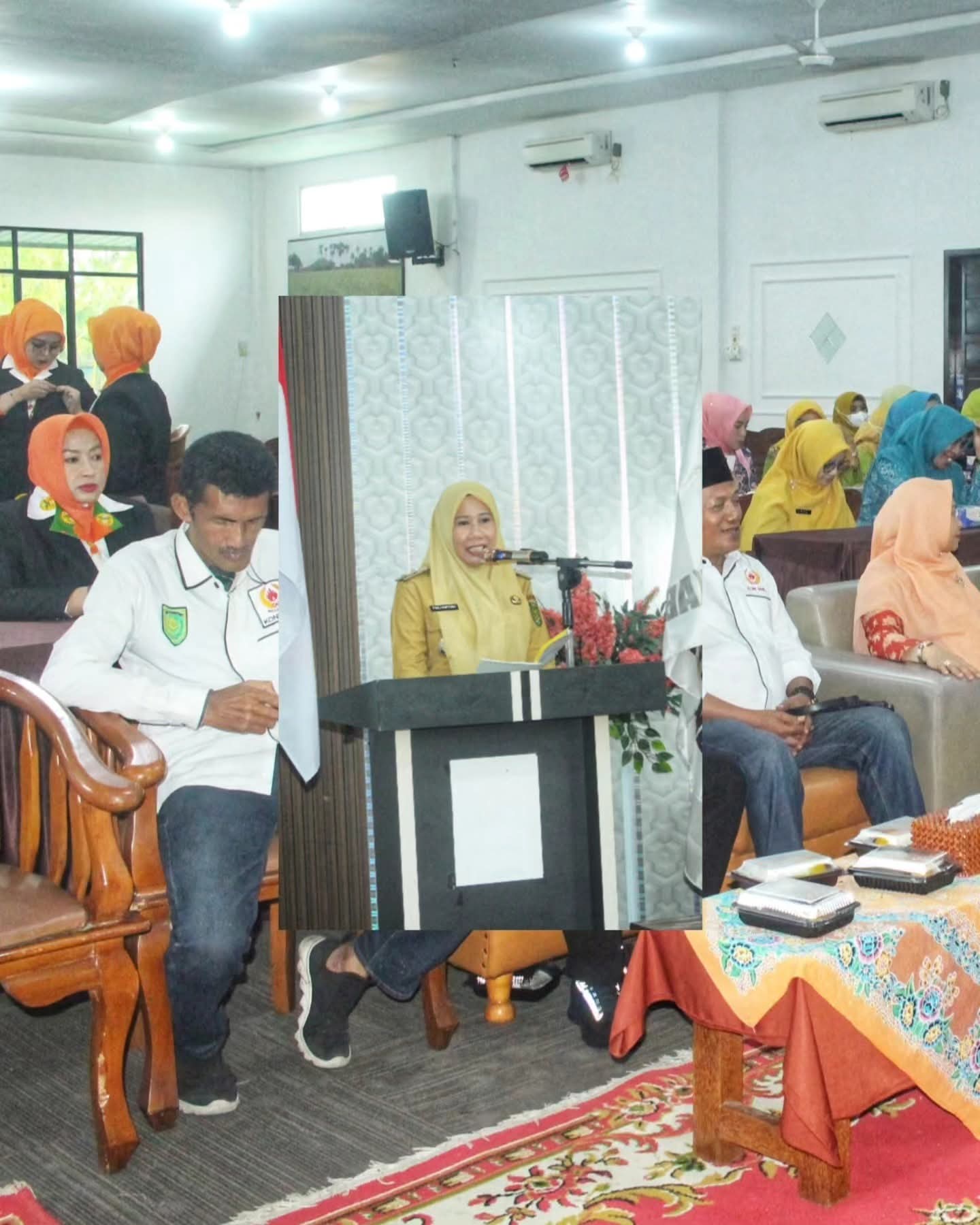 Wakil Bupati Hadiri Pelantikan PERWOSI Periode 2025-2030, Hj. Katerina Susanti Herman Resmi Nahkodai PERWOSI Inhil