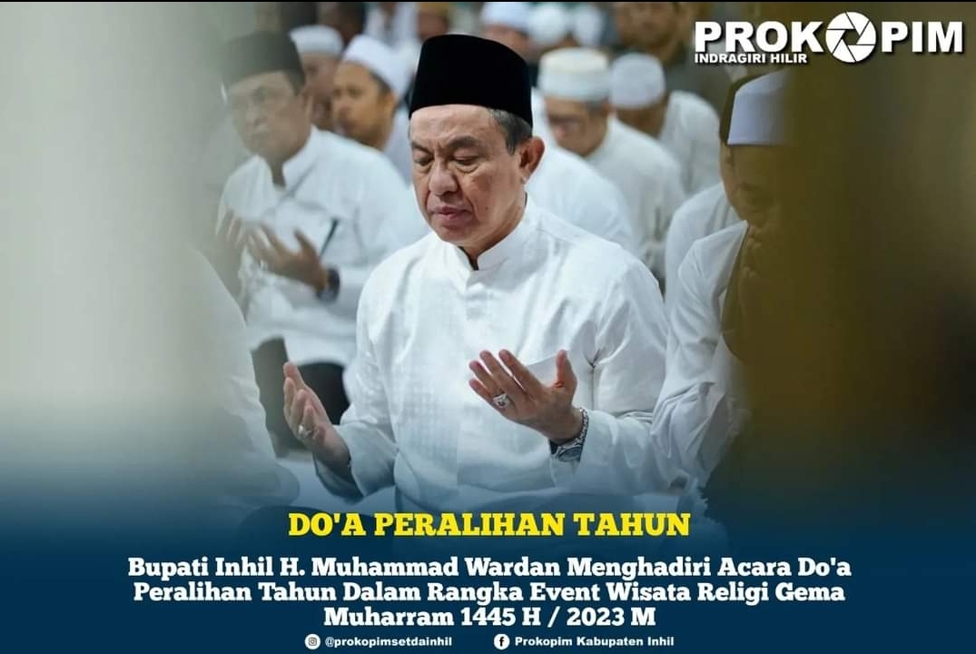 Bupati H.M Wardan Hadiri Acara Do'a Bersama Peralihan Tahun Baru Islam