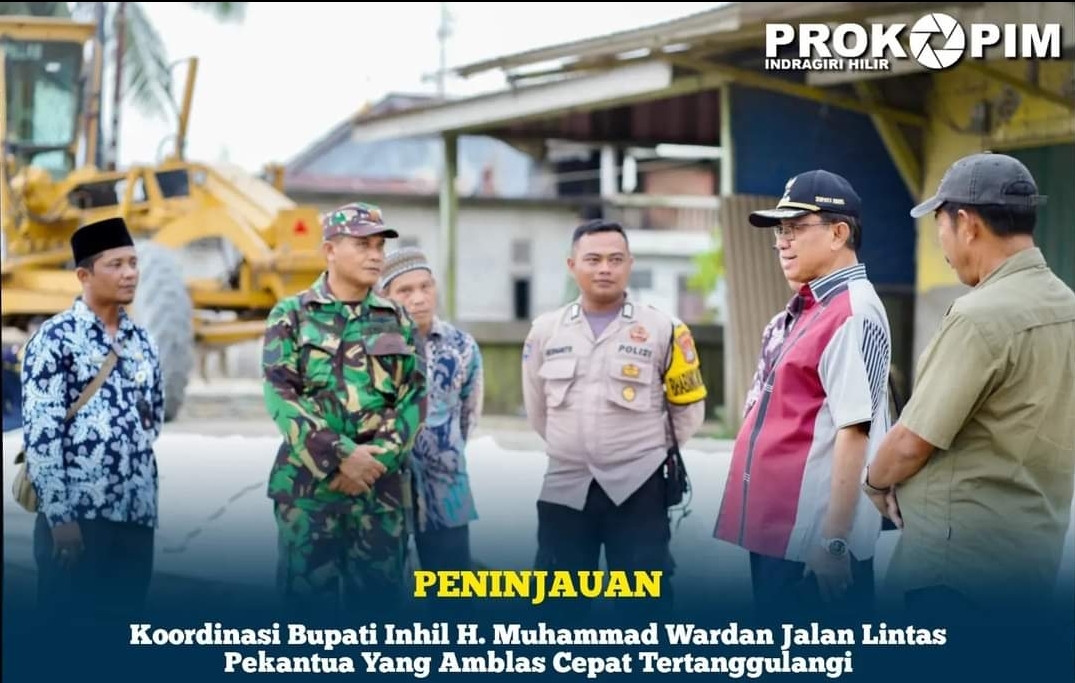 Koordinasi Bupati Inhil H.M.Wardan