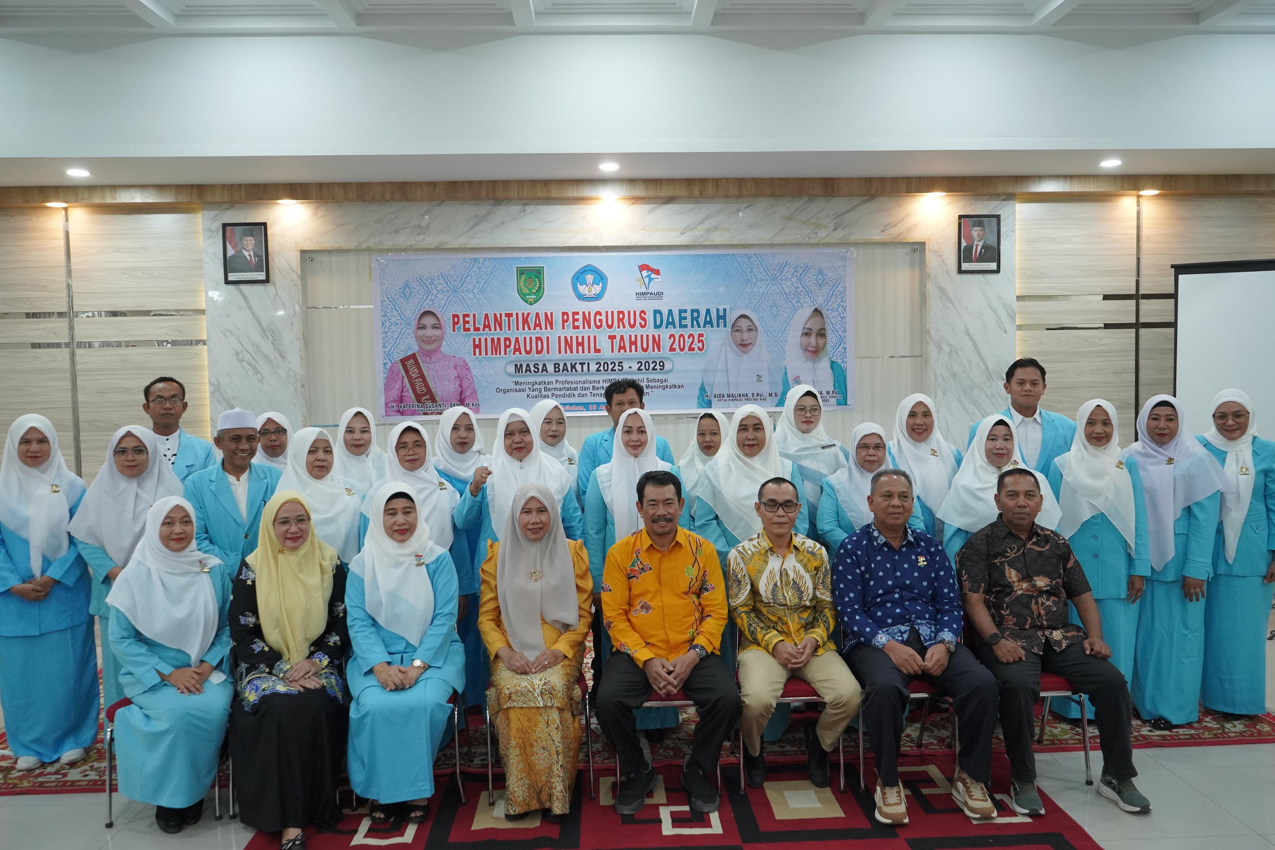 Wakil Bupati Indragiri Hilir (Inhil) Hadiri Pelantikan Pengurus HIMPAUDI Periode 2025–2029