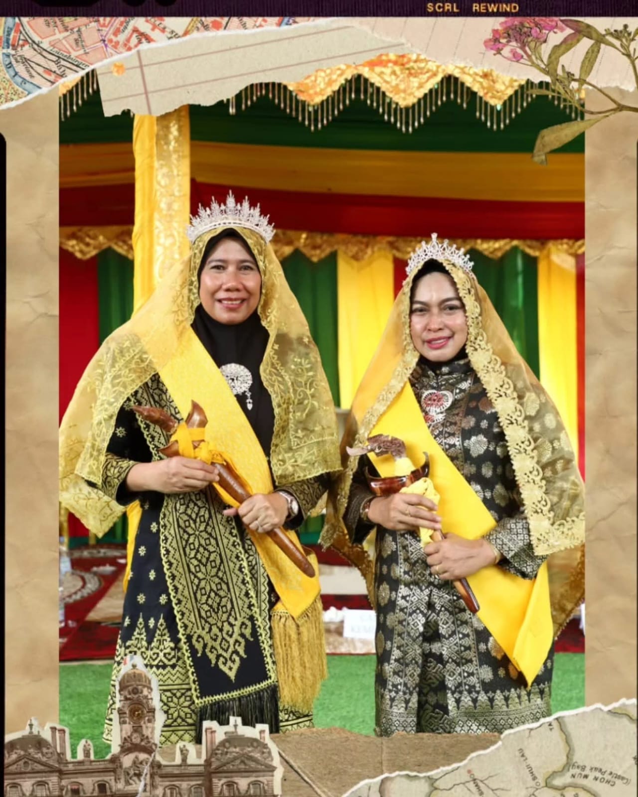 Wabup Yuliantini Hadiri Pelantikan Pengurus LAMR & Pemberian Gelar Adat Melayu 